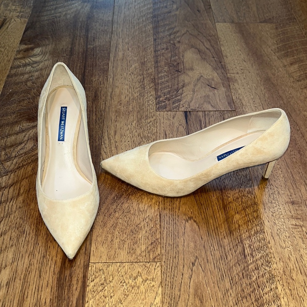 Stuart Weitzman Woman’s Tan Heels Size 8.5